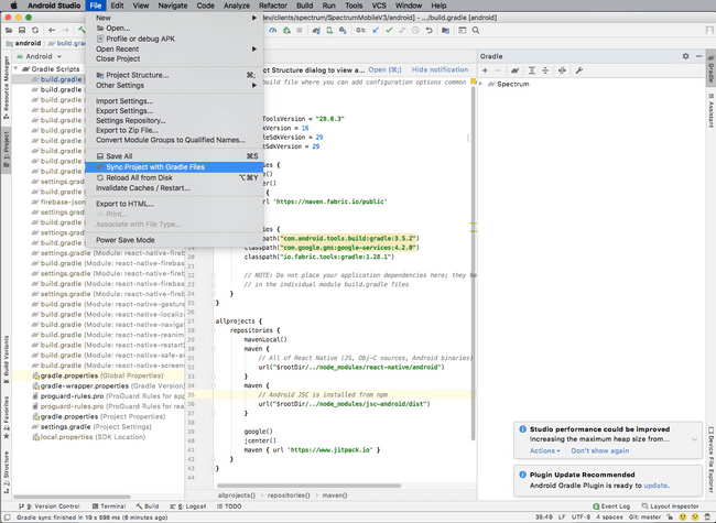 Screenshot of Android Studio